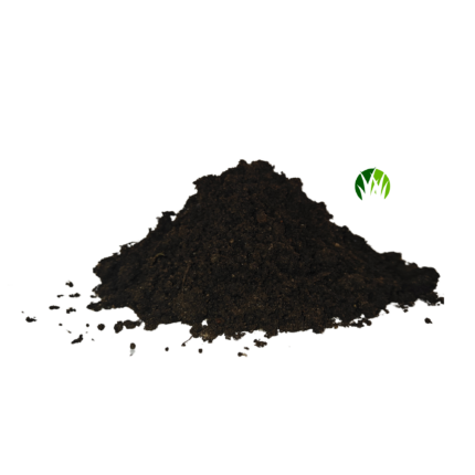 Harpet muldjord med kompost